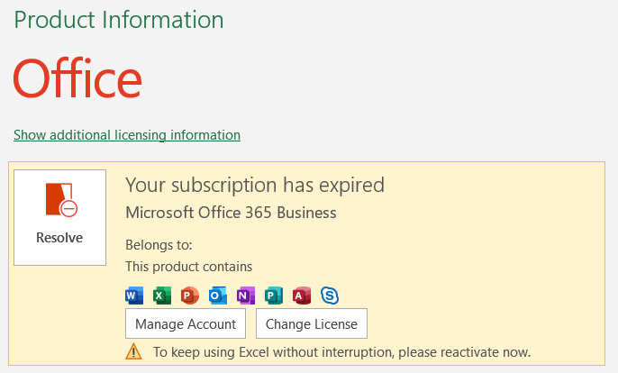 verify office 365 subscription